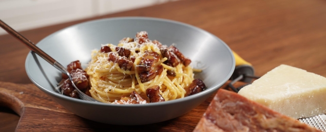 Diferencias entre la carbonara italiana y la española